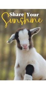 Share Your Sunshine: A Lined Journal with Affirmations (The Perfect Gift for Goat-Lovers!)